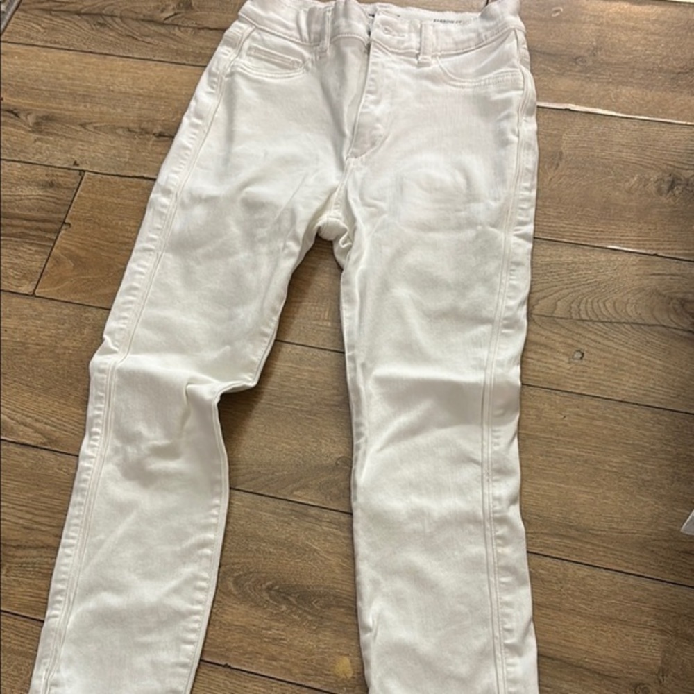 DL1961 White Skinny Jeans Distressed Casual